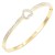 Gold-Plated-Stainless-Steel-Heart-Bangle-Bracelets-Gold