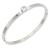 Stainless-Steel-With-Clear-CZ-Bracelets.-4MM-Width-Rhodium Clear