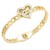 Gold-Plated-Stainless-Steel-Bangle-With-Clear-CZ-Gold Clear