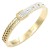 Gold-Plated-Stainless-Steel-With-Clear-CZ-Bracelets-Gold Clear