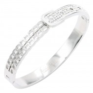 Stainless Steel With Clear CZ Bracelets