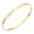 Gold-Plated-4-MM-Oval-Stainless-Steel-Bangle-Bracelet-Gold