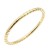 Gold-Plated-Stainless-Steel-Bangle-Bracelet-Oval-6-CM-by-5-CM-Diameter-Gold