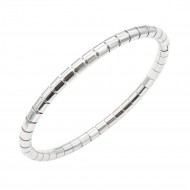 Stainless Steel Bangle Bracelet. Oval 6CM Diameter
