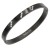 Black-Color-Stainless-Steel-Hinged-Bangle-Bracelets.-6mm-Width-Black