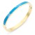 Gold-Plated-Stainless-Steel-Blue-Color-Hinged-Bangle-Bracelets.-6mm-Width-Blue