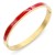 Gold-Plated-Stainless-Steel-Red-Color-Hinged-Bangle-Bracelets-6mm-Width-Red