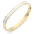 Gold-Plated-Stainless-Steel-White-Color-Hinged-Bangle-Bracelets-6mm-Width-White