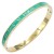 Gold-Plated-Stainless-Steel-Green-Color-Hinged-Bangle-Bracelets.-6mm-Width-Gold