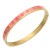 Gold-Plated-Stainless-Steel-Pink-Color-Hinged-Bangle-Bracelets.-6mm-Width-Gold