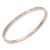 Rose-Gold-Plated-Stainless-Steel-Hinged-Bangle-Bracelets-Rose Gold