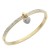 Gold-Plated-Stainless-Steel-with-Heart-CZ-stone-Bangle-Bracelet-Gold