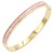 Gold-Plated-Stainless-Steel-With-Pink-Color-CZ-Bangle-Bracelets-Gold Pink