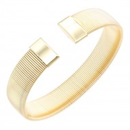 Gold Plated Stainless Steel Cuff Bracelets