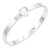 Stainess-Steel-With-Clear-Stone-Bracelets-Silver Grey