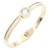 Gold-Plated-With-Clear-Stone-Stainess-Steel-Bracelets-Gold clear