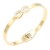 Gold-Plated-Infinity-Stainless-Steel-Bangle-Bracelets-Gold