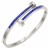Stainless-Steel-with-Blue-Color-stone-Hinged-Bangle-Bracelets.-Rhodium