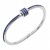 Stainless-Steel-Blue-Color-Hinged-Bangle-Bracelets.-Rhodium