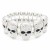 Rhodium-Plated-With-Clear-Crystal-Skull-Stretch-Bracelet-Rhodium