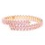 Gold-Plated-With-Pink-Color-marquise-CZ-Cuff-Bracelets-Gold Pink
