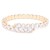 Gold-Plated-With-Clear-Round-CZ-Cuff-Bracelets-Gold