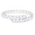 Rhodium-Color-With-Clear-Round-CZ-Cuff-Bracelets-Rhodium Clear