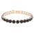 Gold-Plated-6mm-Black-CZ--7"-Long-Tennis-Bracelets-Gold