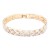 Gold-Plated--13-mm-Clear-CZ-7"-Long-Tennis-Bracelets-Gold