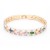 Gold-Plated-13-mm-Width-Multi--CZ--7"-Long-Tennis-Bracelets-Gold