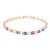 Gold-Plated-With-4mm-Evil-Eye-Tennis-7"-Bracelets-Gold