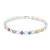 Rhodium-Color-With-4mm-Evil-Eye-Tennis-7"-Bracelets-Rhodium
