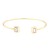 Gold--Plated-With-Cubic-Zirconia-Cuff-Bracelets-Gold