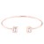 Rose-Gold--Plated-With-Cubic-Zirconia-Cuff-Bracelets-Rose Gold
