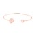 Rose-Gold--Plated-With-Cubic-Zirconia-Cuff-Bracelets-Rose Gold