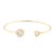 Gold--Plated-With-Cubic-Zirconia-Cuff-Bracelets-Gold