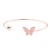 Rose-Gold--Plated-With-Cubic-Zirconia-Cuff-Bracelets-Rose Gold