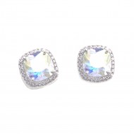 Silver AB CZ1064-SAB Silver-AB-CZ1064-SAB