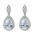 Rhodium-Plated-With-Clear-Teal-Drop-CZ-Earrings-Rhodium