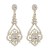 Gold-Plated-With-Cubic-Zirconia-Dangle-Bridal-Earrings-Gold
