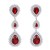 Rhodium-Plated-with-Red-Cubic-Zirconia-Dangle-and-Drop-Earrings-Red