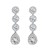 Rhodium-Plated-With-Clear-CZ-Earrings-Rhodium Clear