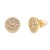 Gold-Plated-with-Clear-Cubic-Zirconia-Earrings-Gold
