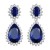 Rhodium-Plated-Tear-Drop-Earrings-with-Blue-CZ-Blue
