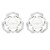 Rhodium-Plated-With-Pearl-CZ-Earrings-Rhodium Clear