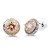 Rhodium-Plated-2-Tones-Earrings-with-Topaz-CZ-Topaz