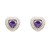 2-Tones-with-Purple-Cubic-Zirconia-Earrings-Purple