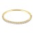 Gold-Plated-Marquise-Shape-CZ-Cubic-Zirconia-Hinged-Bangle-for-Women-and-Girls-Gold