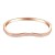 Rose-Gold-Plated-Paved-with-Hinged-Bangle-Bracelet-Paved-with-Two-Rows-of-Cubic-Zirconia-7-Inches-for-Women-Rose Gold