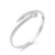 Rhodium-Plated-With-Clear-CZ-Nail-Bangle-Bracelets-Rhodium